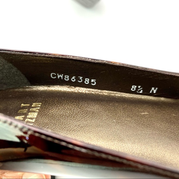 Stuart Weitzman Tortoise Shell Patent Leat… - Picture 6 of 8